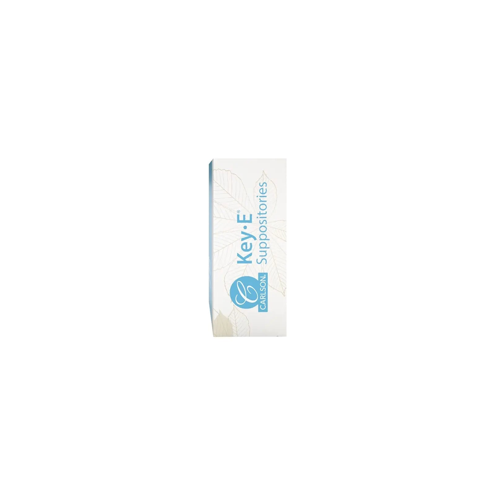 Carlson - Key-E Suppositories, 30 IU Vitamin E Suppository, Lubricates Dry Areas, Treatment Carlson Au supplements
