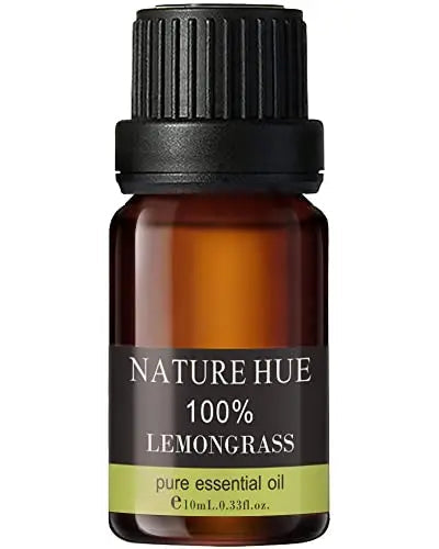 NATURE HUE Lemongrass Essential Oil - 10 mL (1/3 oz) - Pure, Natural, Therapeutic Grade NATURE HUE Au supplements
