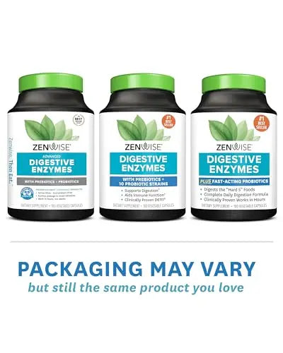 Zenwise Digestive Enzymes - Probiotic Multi Enzyme with Probiotics 180 Ct Zenwise Health Au supplements