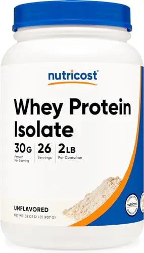 Nutricost Whey Protein Isolate (Unflavored) 2LBS Nutricost Au supplements