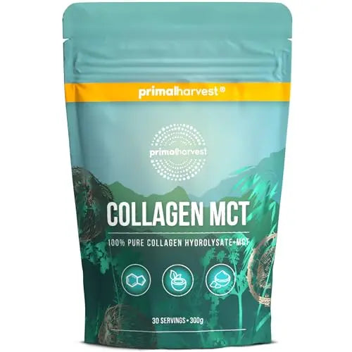 Collagen MCT by Primal Harvest - Powder Supplement with Type I and III Primal Harvest Au supplements