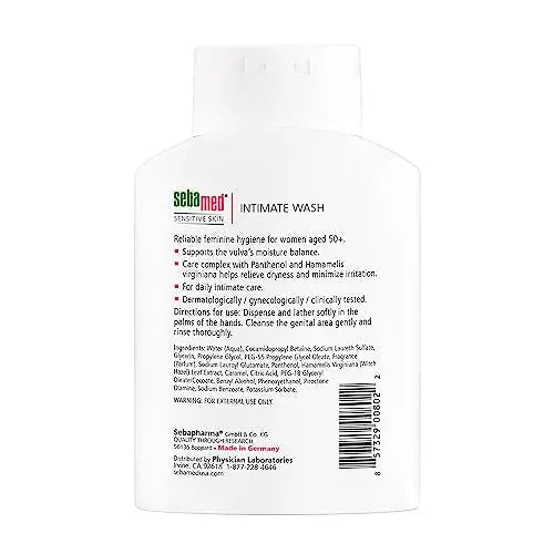 Sebamed Feminine Intimate Wash Menopause, pH 6.8 SEBAMED Au supplements