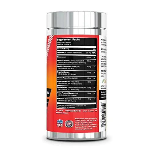 Amazing Muscle Lean 10 Burner - 90 Capsules - 30 Servings - Helps to Preserve Muscle Amazing Nutrition Au supplements