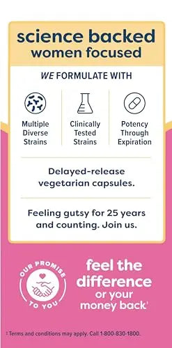 Renew Life Women's Probiotic Capsules, 50 Billion CFU Guaranteed, Supports Vaginal, Urinary Renew Life Au supplements