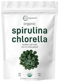 Organic Chlorella Spirulina Tablets, 3000mg Per Serving, 720 Counts, 4 Months Supply Micro Ingredients Au supplements