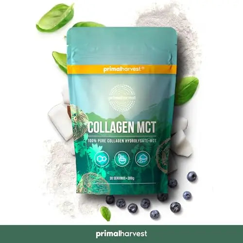 Collagen MCT by Primal Harvest - Powder Supplement with Type I and III Primal Harvest Au supplements