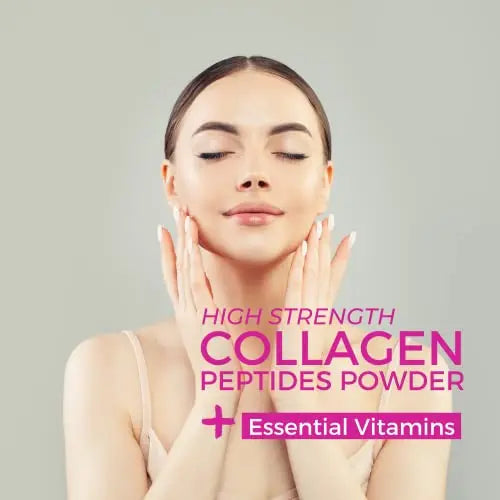Hydrolysed Marine Collagen Peptides Powder with Hyaluronic Acid, Biotin, Vitamin C & B Vitamins – 10,000mg Collagen nutripact Au supplements