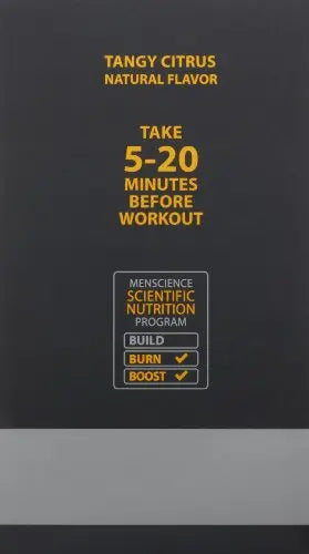 MenScience Androceuticals Pre-Workout Training Booster Formula, 0.4 oz MenScience Au supplements