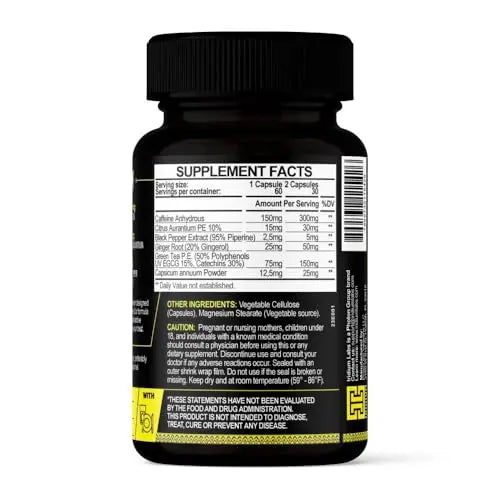 Iridium Labs Kimera Thermogenic Fat Burner - Weight Loss Supplement & Energy Booster Iridium Labs Au supplements