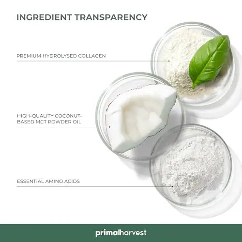 Collagen MCT by Primal Harvest - Powder Supplement with Type I and III Primal Harvest Au supplements