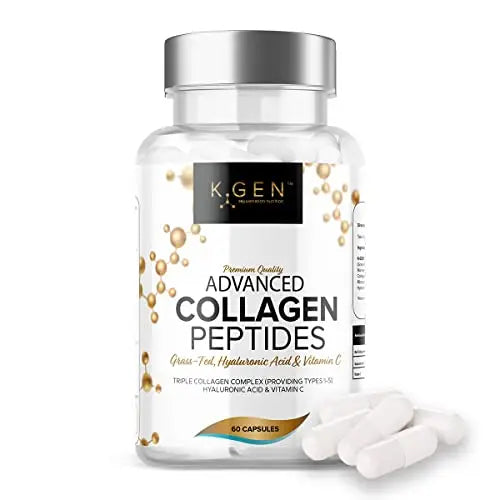 Pure Collagen Supplements Capsules Grass Fed Advanced Multi Collagen Peptides K GEN rejuvenation nutrition Au supplements