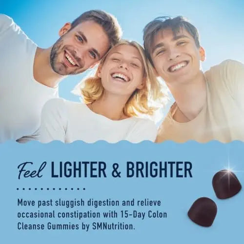 15 Day Colon Cleanse & Detox Gummies | Occasional Constipation & Bloating Relief SMNutrition Au supplements