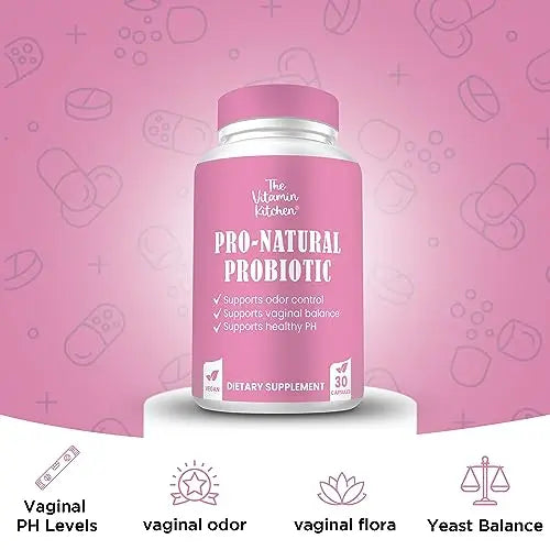 The Vitamin Kitchen Vaginal Probiotics for Women – Pro-Natural Women Probiotic–5 Billion The Vitamin Kitchen Au supplements