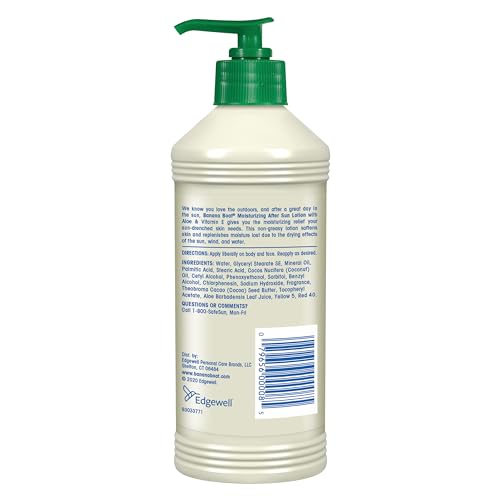 Banana Boat Moisturizing After Sun Lotion with Aloe and Vitamin E, 16Fl Oz, After Sun Care, Banana Boat After Sun Lotion, Sunburn Relief, 16Fl Oz