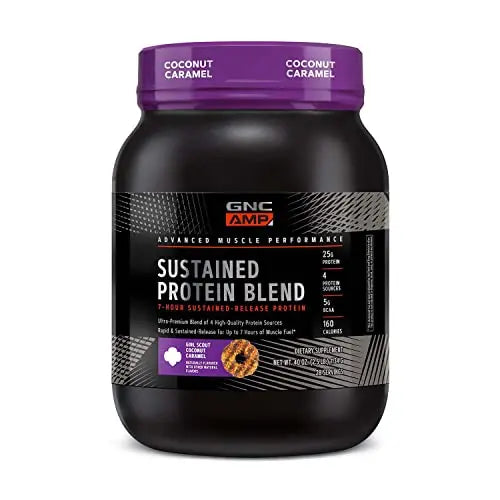 GNC AMP Sustained Protein Blend | Targeted Muscle Building and Exercise Formula GNC Au supplements