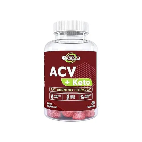 60 Counts Keto ACV Gummies Advanced Formula - Diet Gummies for Women & Men Sukol Au supplements
