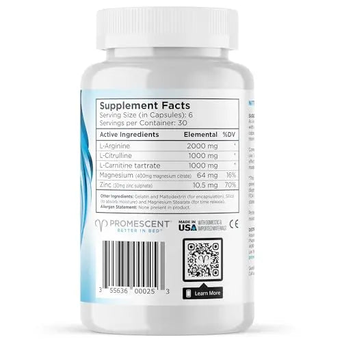 Promescent VitaFLUX Women's Nitric Oxide Booster Supplement, Boost Energy & Performance Promescent Au supplements