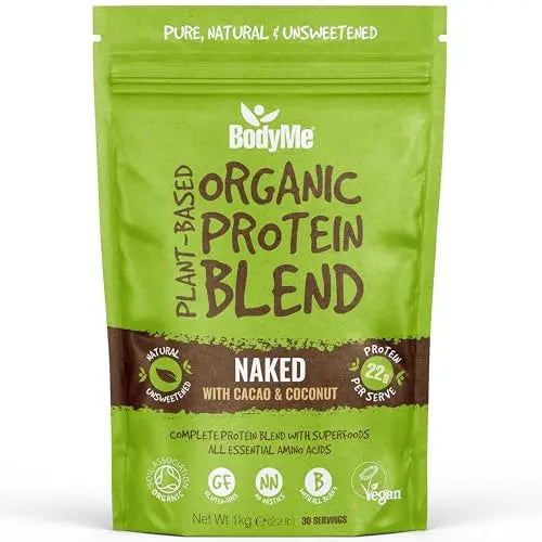 BodyMe Organic Vegan Protein Powder Blend, Cacao Coconut - Unsweetened, Low Carb BodyMe Au supplements