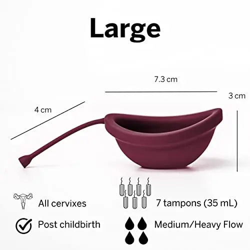 Pixie Cup 2 Menstrual Discs - Most Comfortable Reusable Period Discs - Removable Stem Pixie Cup Au supplements