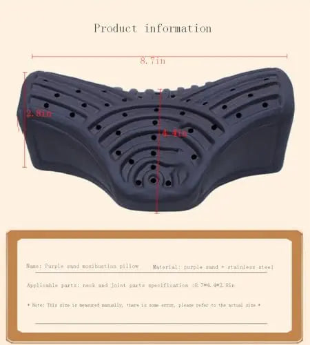 LANYANZI Purple moxibustion Pillow Cervical Vertebra Pillow moxibustion Waist moxibustion Box LANYANZI Au supplements