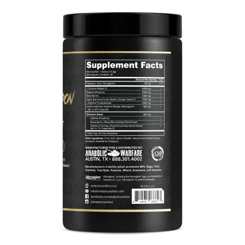 Anabolic Warfare Nuclear Armageddon Pre Workout Powder Pre-Workout for Men Anabolic Warfare Au supplements