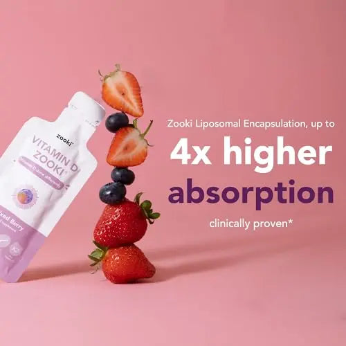 Zooki 3000iu Liposomal Vitamin D3 + K2 Liquid Sachets | 4X Higher Absorption Clinically Proven yourzooki Au supplements