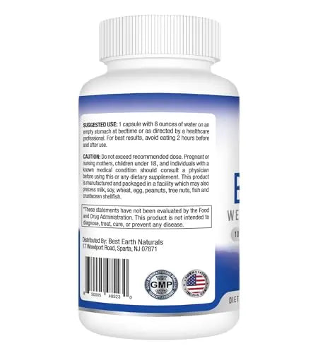Best Earth Naturals Bedtime Weight Loss Supplement - Helps Boost Metabolism Best Earth Naturals Au supplements