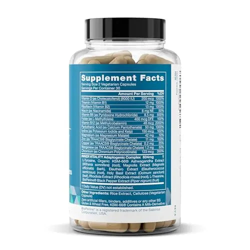 Eu Natural Vitality Cortisol Manager – Fight Fatigue, Feel Calm & Balanced – Healthy Cortisol Eu Natural Au supplements
