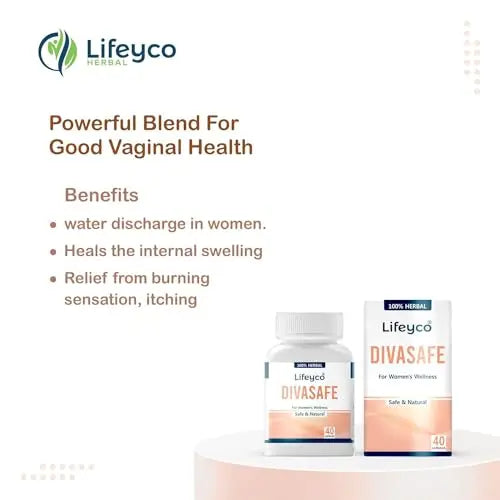 Divasafe Capsules for Abnormal Vaginal Discharge, 100% Natural Formulation Manufactured My Store Au supplements