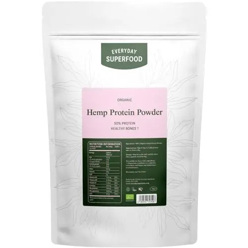 Organic Hemp Protein Powder 1kg Hemp Isolate 50% Protein Hemp Cold Pressed Hemp Seeds Powder Everyday Superfood Au supplements