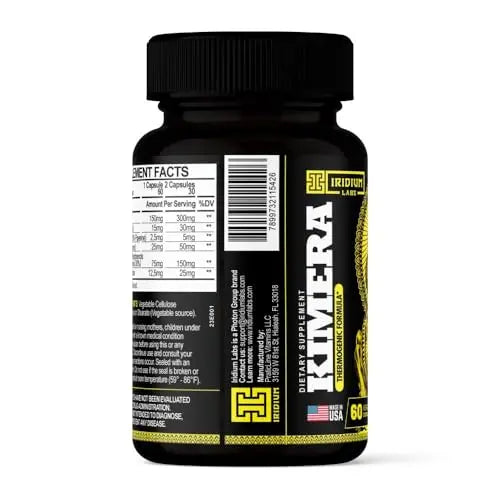 Iridium Labs Kimera Thermogenic Fat Burner - Weight Loss Supplement & Energy Booster Iridium Labs Au supplements
