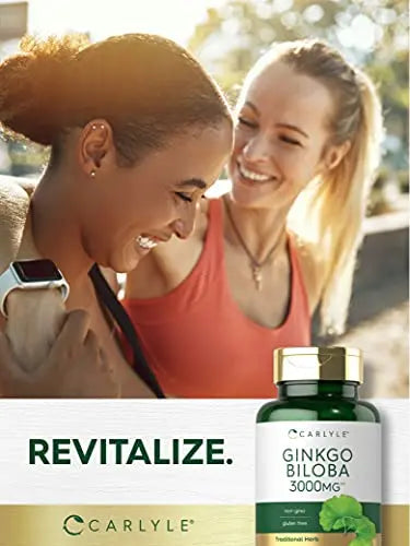 Carlyle Ginkgo Biloba 3000mg | 400 Tablets | Non-GMO, Gluten Free Carlyle Au supplements