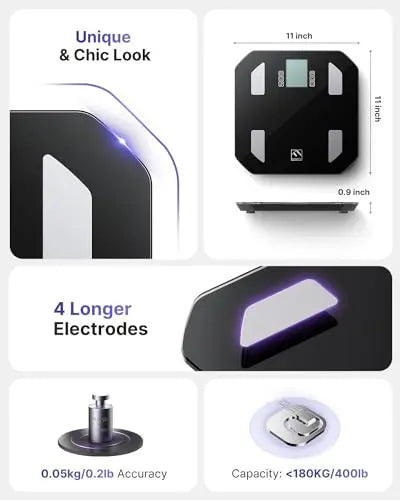 FITINDEX Smart Scale, FSA HSA Eligible Scale for Body Weight, Body Fat Scale with All-in-one FITINDEX Au supplements