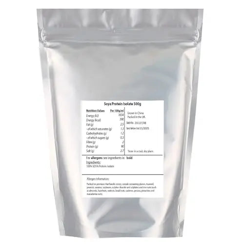 SOYA Protein Isolate (90% Protein) 500g by Hatton Hill, Unflavoured, Vegan Protein Shake Hatton Hill Au supplements