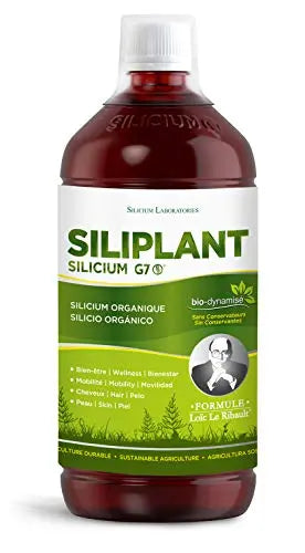 G7 Siliplant Improved Formula. Liquid Silica Supplement Collagen Booster, Strengthens Bones G7 Au supplements