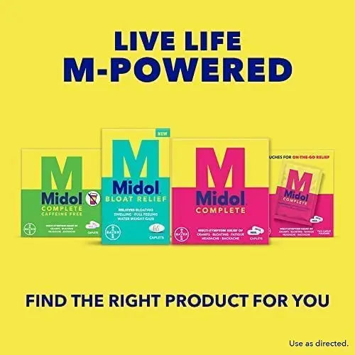 Midol Bloat Relief Caplets 60ct: Midol Bloat Relief Caplets with Pamabrom, Relieve Bloating Midol Au supplements