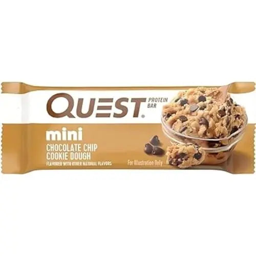 Quest Nutrition Mini Chocolate Chip Cookie Dough Protein Bars, High Protein, Low Carb Quest Nutrition Au supplements