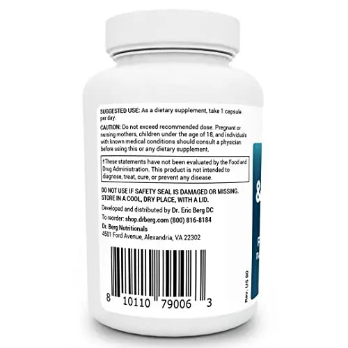 Dr. Berg Adrenal & Cortisol Capsules - Adrenal Supplement & Cortisol Manager - Mood Dr. Berg Nutritionals Au supplements