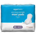 Amazon Basics Thick Maxi Pads with Flexi-Wings for Periods, Extra Heavy Overnight Absorbency Amazon Basics Au supplements