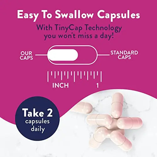 Probiotics for Women | Easy to Swallow Tiny Capsule | with Prebiotics, 60 Billion CFUs Waylo Au supplements