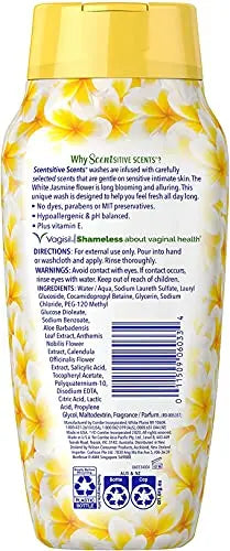 Vagisil Feminine Wash for Intimate Area Hygiene, Scentsitive Scents, pH Balanced and Gynecologist Tested Vagisil Au supplements