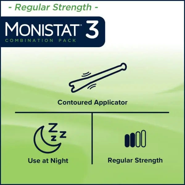 Monistat 3 Vaginal Antifungal Combination Pack - 3 Each, Pack of 2 Monistat Au supplements
