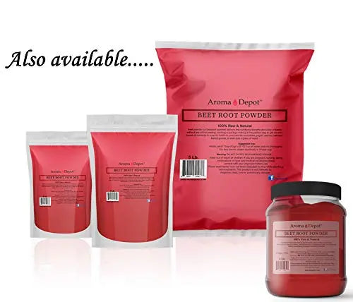 Beet Root Powder 8 oz. by Aroma Depot Raw & Non-GMO I Vegan & Gluten Free I Nitric Aroma Depot Au supplements