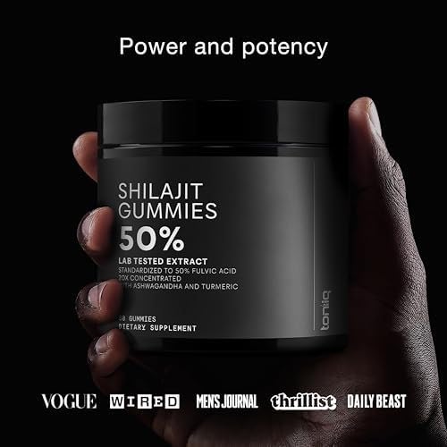 Shilajit Gummies 6000mg Equivalent (3X Stronger) – Himalayan Sourced + Ashwagandha + Turmeric – Lab Tested Toniiq Au supplements