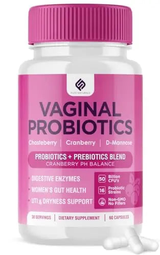 Vaginal Probiotics for Women Digestive Enzymes Gut Health PH Balance Pills, Women's Fuze Naturals Au supplements