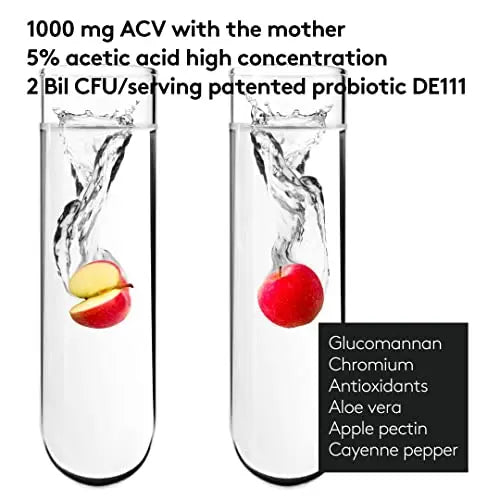 Youth & Tonic Natural Appetite Suppressant for Weight Loss / 1000 mg Apple Cider Youth & Tonic Au supplements