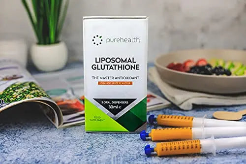 The Most Bioavailable Liposomal Glutathione on The Market Unique Patented Formula Pure Health Au supplements