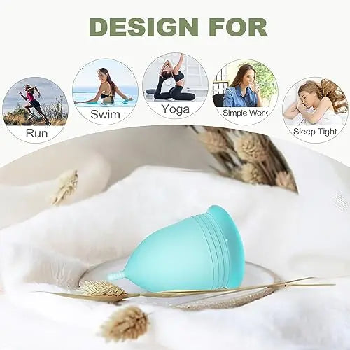 YTYOMUR Menstrual Cup Steamer Sterilizer with 2 Reusable Period Cups, Menstrual Cups Cleaner YTYOMUR Au supplements