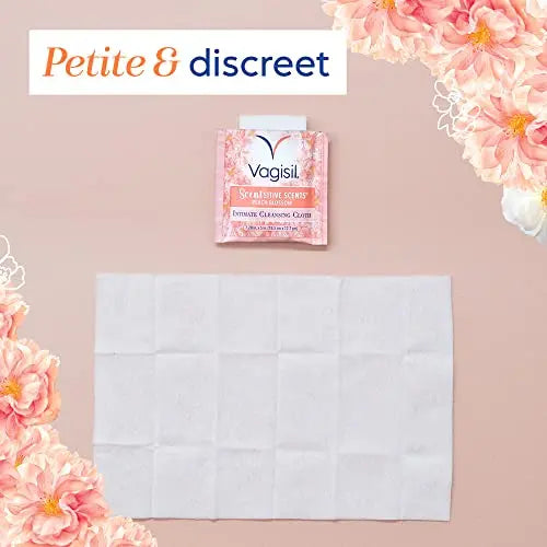 Vagisil Scentsitive Scents On-The-Go Feminine Cleansing Wipes, pH Balanced, Peach Blossom Vagisil Au supplements